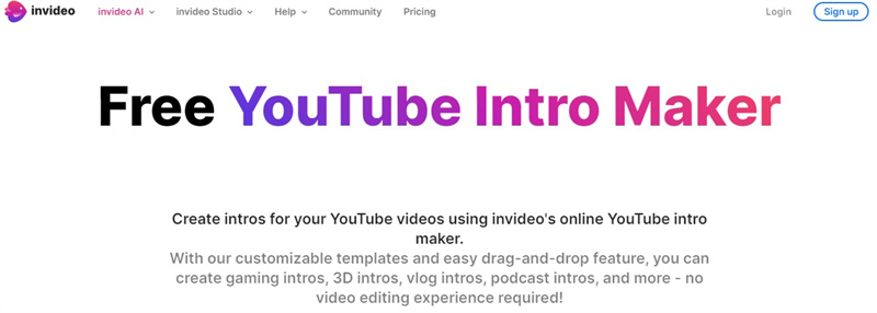 Free Intro Maker - Create Intro Videos Online