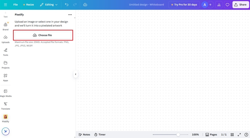 minecraft pixel maker canva