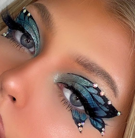 eyeshadow butterfly blue morphs
