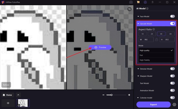 upscale model minecraft art generator