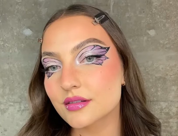 try jaclyn forbes butterfly eye makeup look