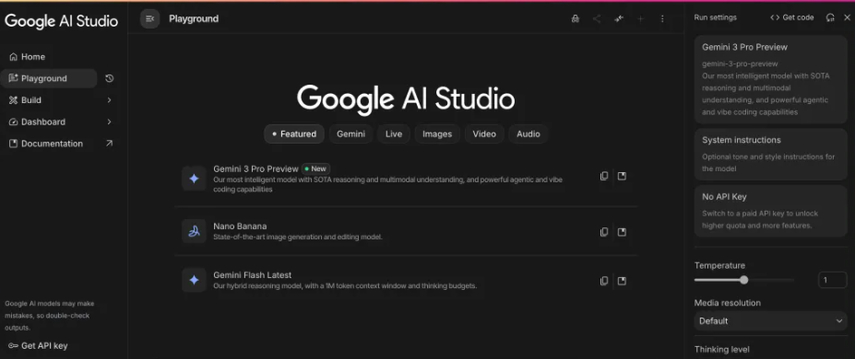access gemini 3.0 google ai studio