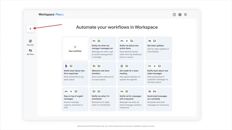 automate workflows in workspace