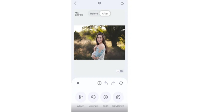 customize enhanced photo