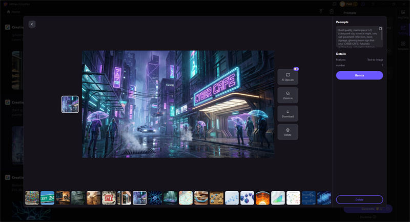 cyberpunk neon cityscapes