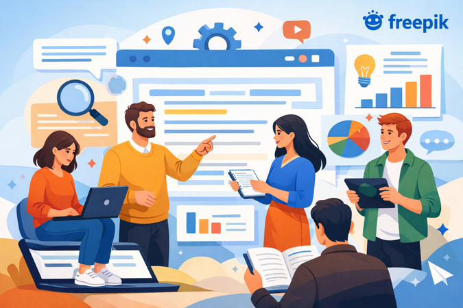 Text-based explainer visuals