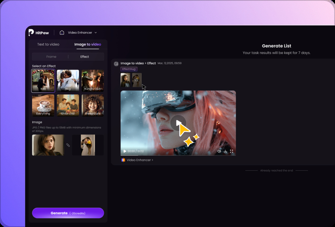 generar video con hitpaw online