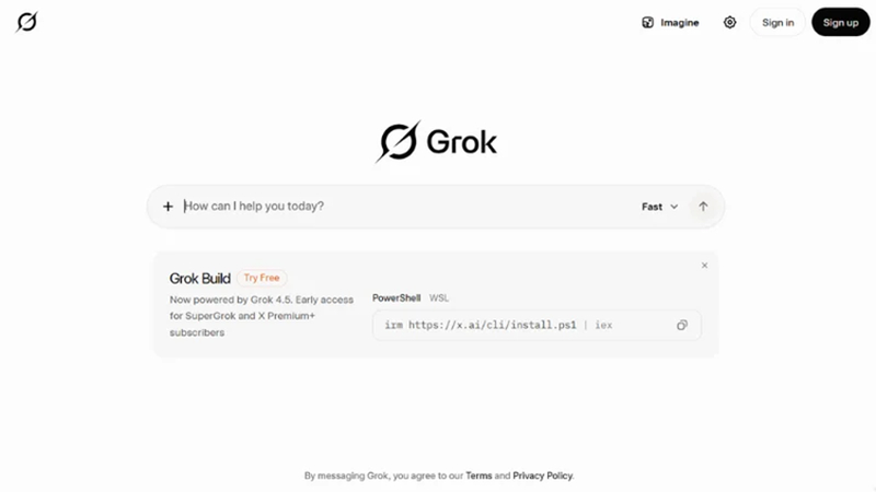 نظرة عامة على إمكانيات الذكاء الاصطناعي الرئيسية لـ Grok 4.5
