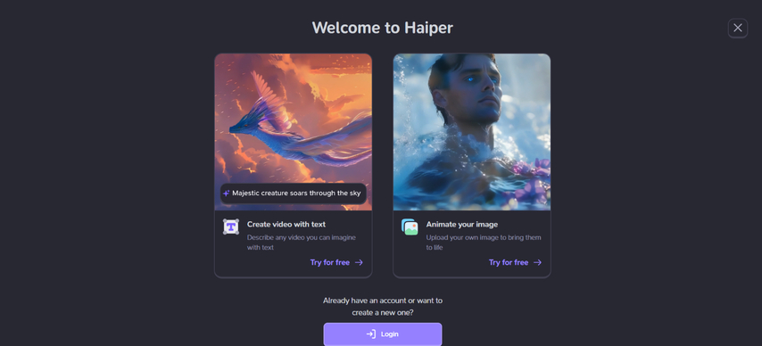 haiper ai video generator