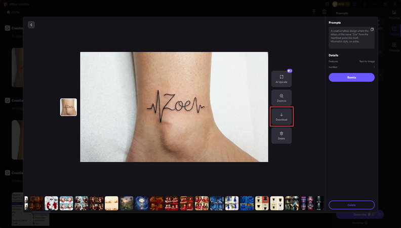 heartbeat tattoo with name and date