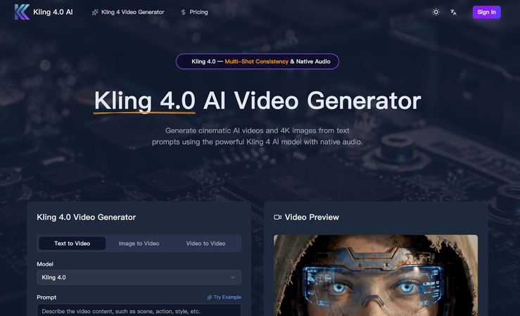 How to use Kling 4.0 for AI video generation