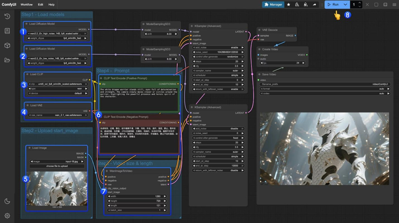 Installing and setting up ComfyUI WAN2.2 for AI video generation workflows