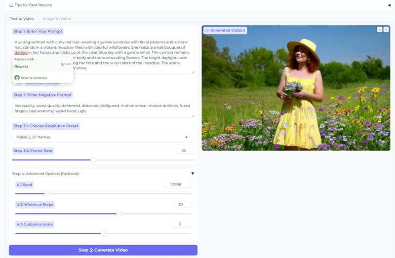 itx 2 video generator