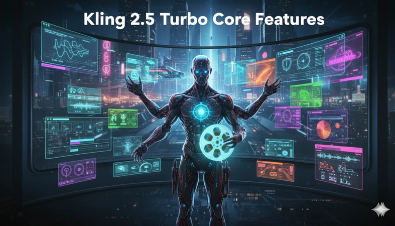 kling 2.5 turbo features