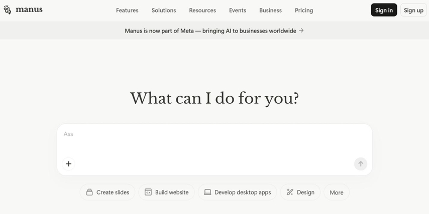 manus ai running autonomous marketing tasks
