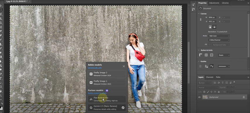 فوتوشوب نانو بانانا