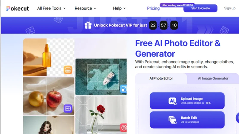 pokecut ai photo editor for quick image enhancement