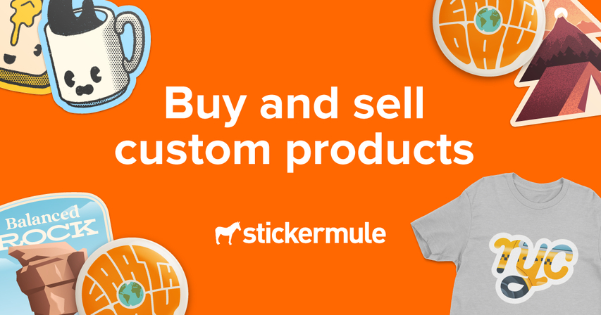 sticker mule