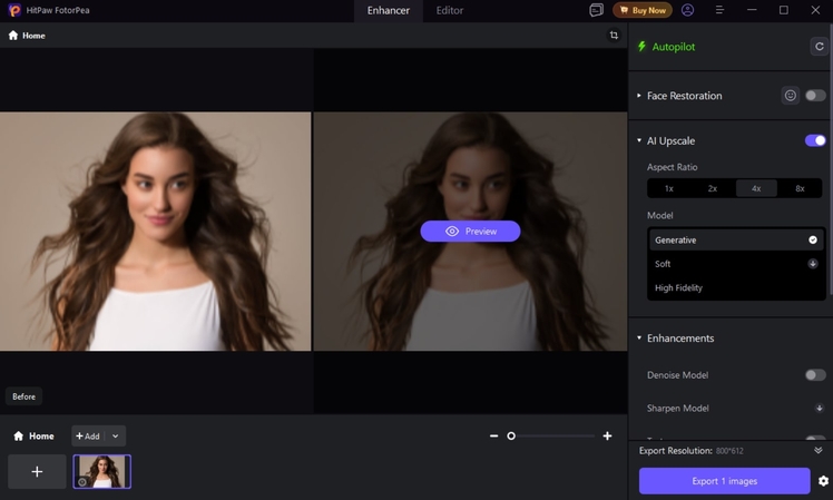 click on preview option fotorpea