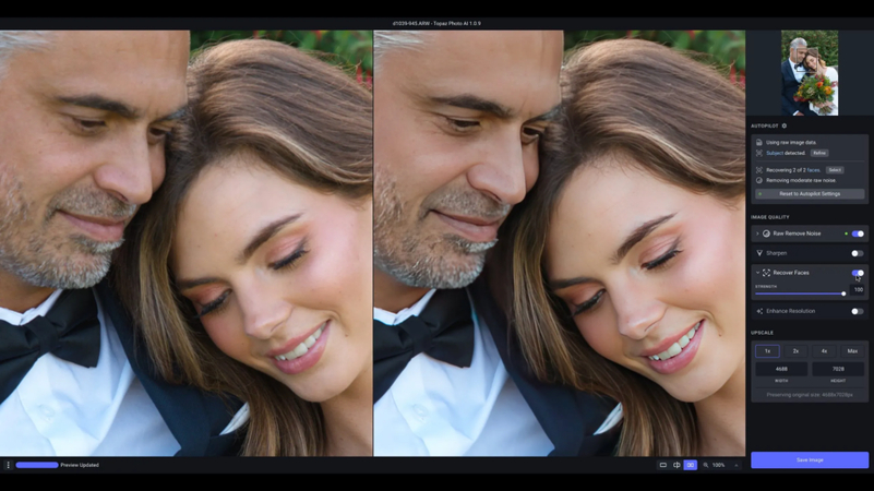 topaz labs ai enhance blurry photos