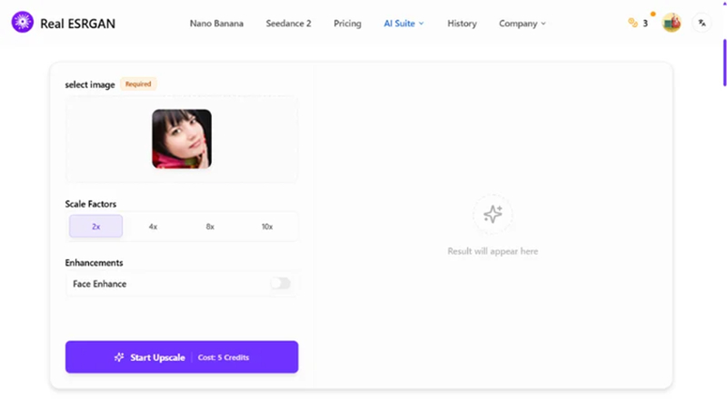 upload image to real-esrgan online tool