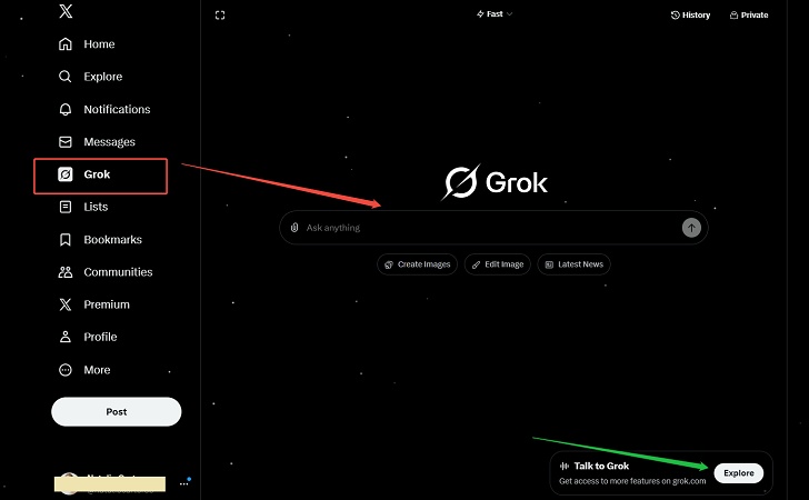 X에서 Grok Imagine 사용