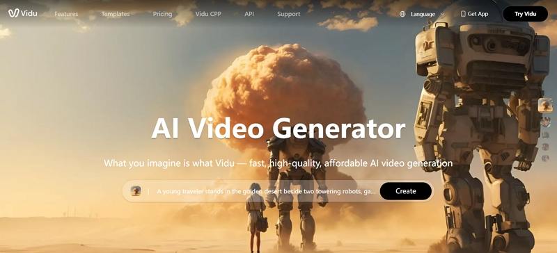 vidu ai video generator