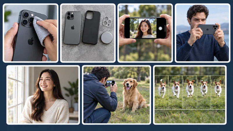taking a clear and focused photo with an iphone 18