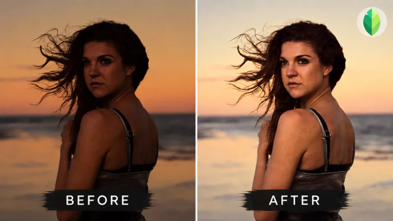 snapseed tools for manually correcting a blurry iphone photo