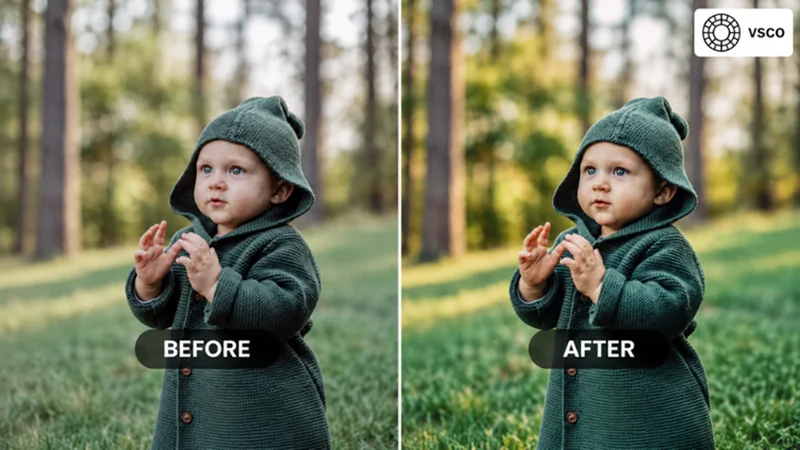 vsco editing tools for sharpening and styling iphone photos