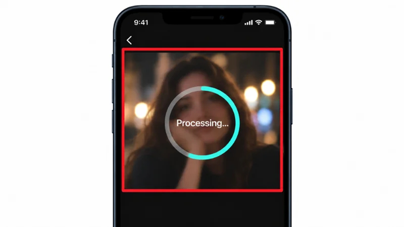 winkit processing and repairing a blurry portrait