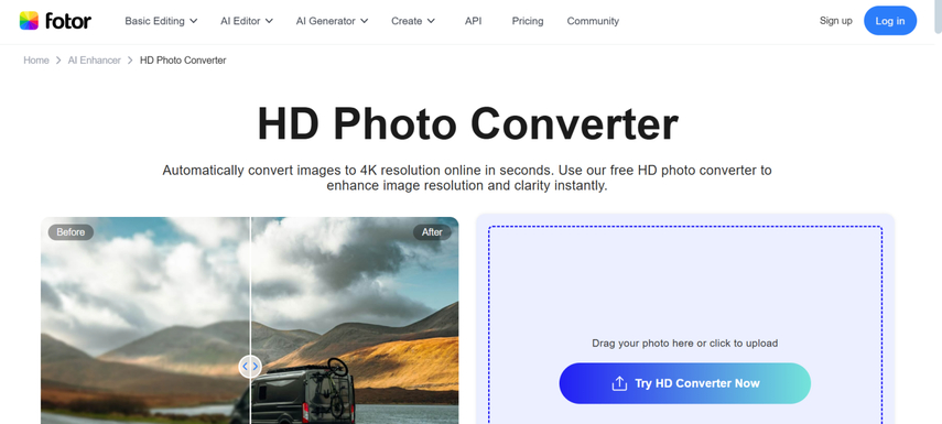 4k quality picture converter