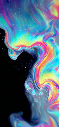 abstract liquid art bold colors wallpapers