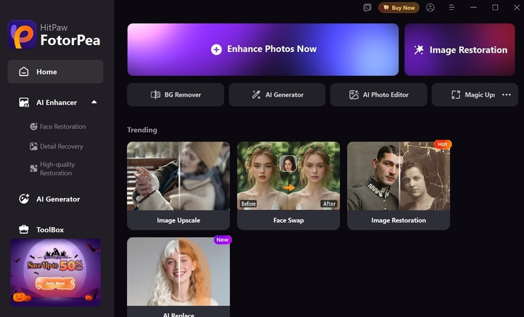 hitpaw fotorpea 增強功能