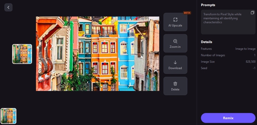 이미지를 다운로드하거나 삭제