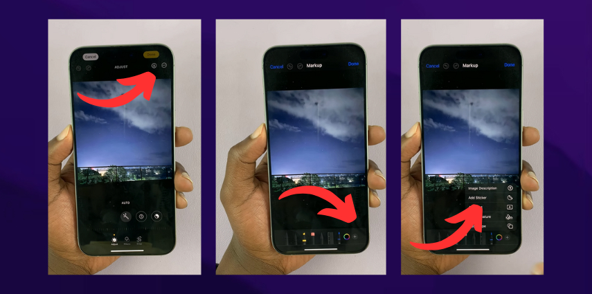 add a person to a picture with stickers