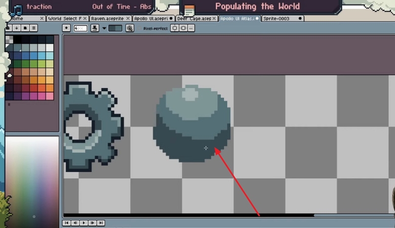 어두운 픽셀 색칠