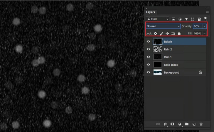 add layer and reduce opacity value