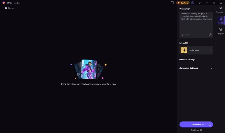 create spooky picture with prompt