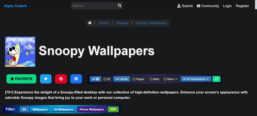 aesthetic snoopy pfp