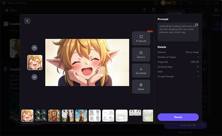 ai generated anime girl