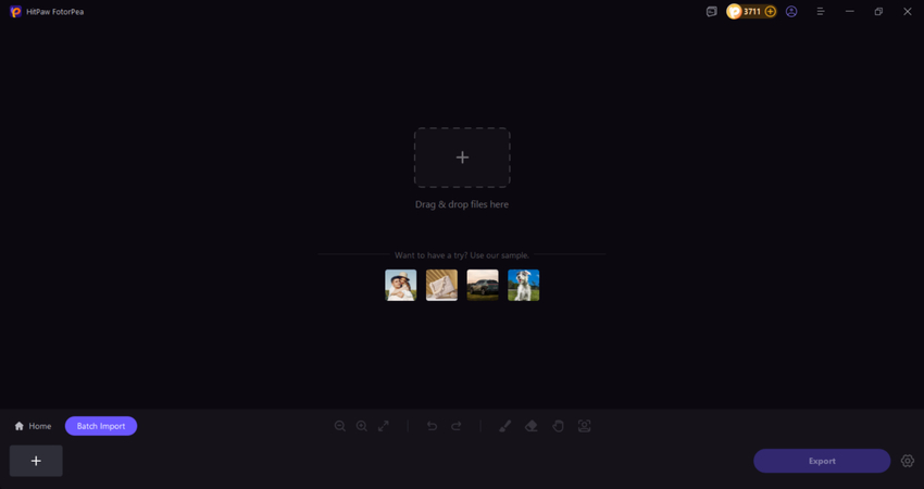 이미지 업로드 및 배경 제거