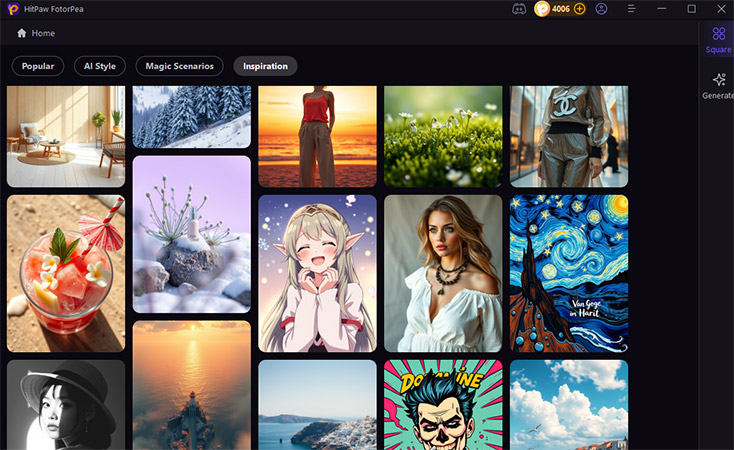 ai anime girl style on hitpaw fotorpea