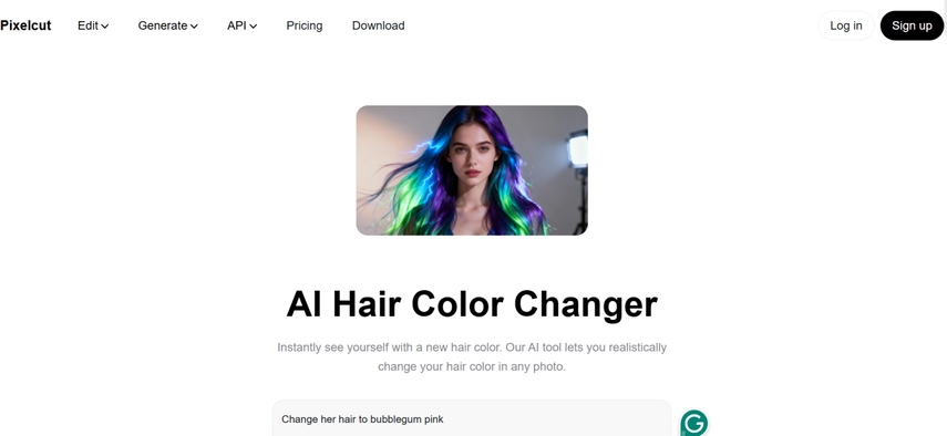 ai hair color change