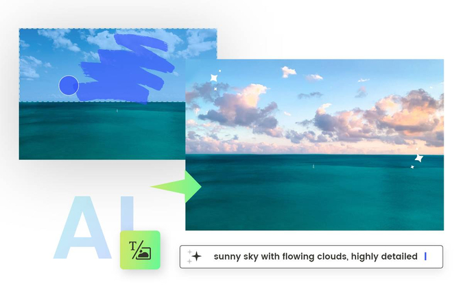 adjust the background and fix the image with ai image inpainting