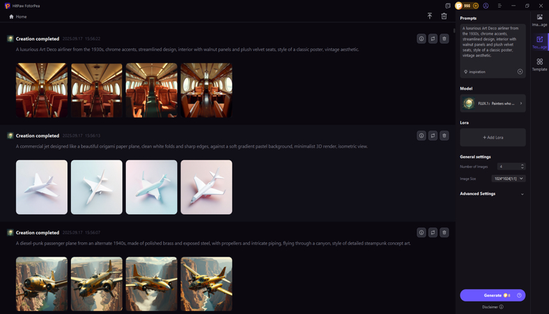 criador de aviões com ia