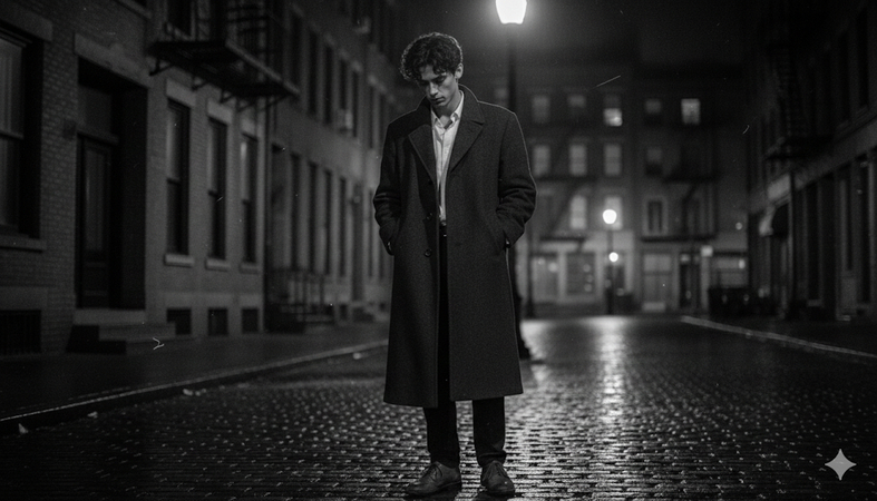 ai retro photo prompts noir