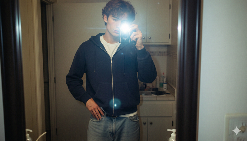 ai retro photo prompt y2k