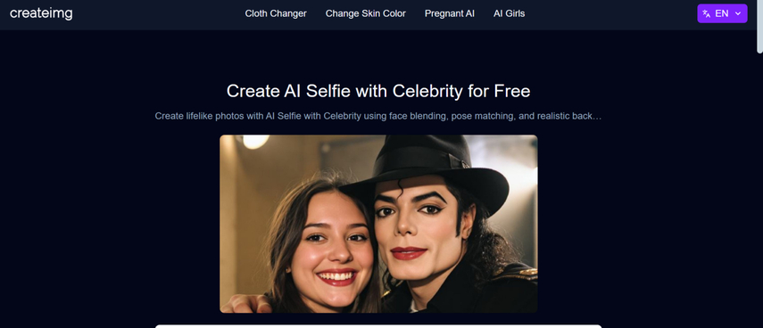 AI 셀카 생성기 Createimg