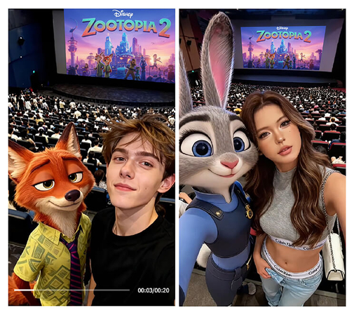 ai zootopia photo